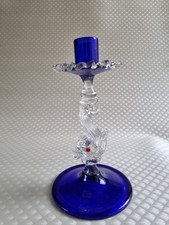 Bougeoir en verre de Murano
