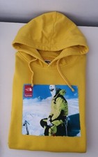 Sweat À Capuche Photo FW18 Supreme X The North Face M Moyen Jaune TNF