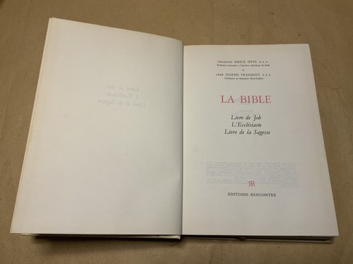 Bible osty livre - osty, de