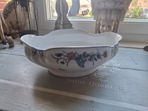 Saladier decor vieux rouen - ,