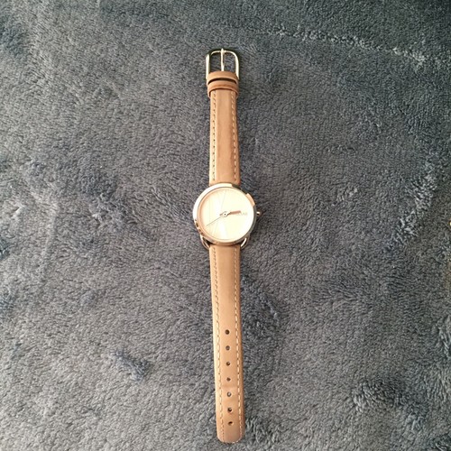 Montre femme boîtier argenté