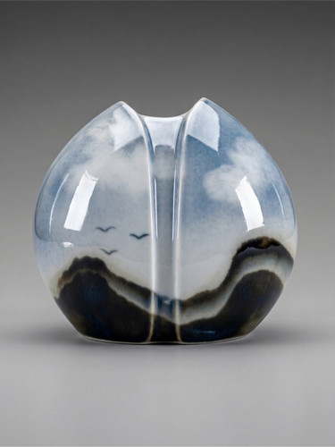 Vase porcelaine virebent - porcelaine,