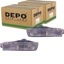 2x Depo Kit Clignotant Blanc Avant Convient pour VW Golf 2 Gti Largeur Gl