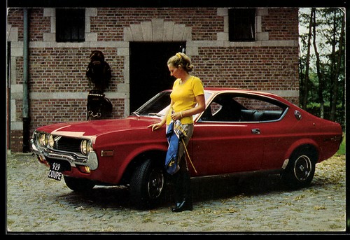 Carte postale voiture mazda - postale,