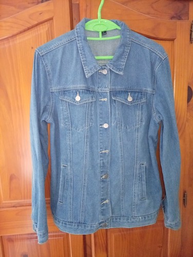 Veste jean femme bleu - bleu, uni