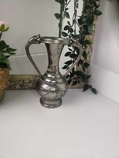 Vase en métal argenté -