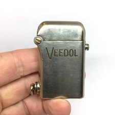Briquet ancien essence Thorens Standard British Pat. - VEEDOL - vintage lighter
