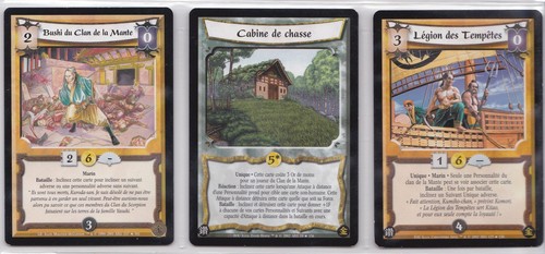 L5r lot cartes - de, 3
