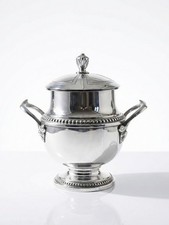 Sucrier élégant en métal