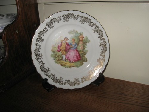 Assiette plate porcelaine - plate,