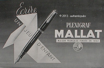 Publicite stylo plume - stylo,
