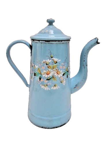 Ancienne cafetière tôle - cafetière,