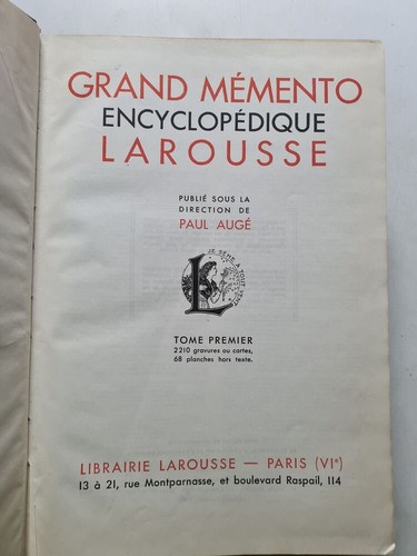 Grand mémento encyclopédique - grand,