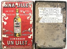 Ancien sous main publicitaire KINA LILLET
