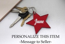 Star Key Chain - Personalized