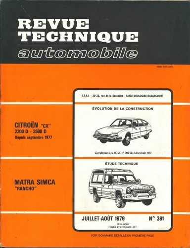 Revue technique automobile - , rta