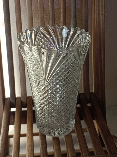 Vase verre cristal diamant - verre,