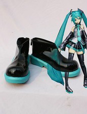 VOCALOID MIKU sakura costumes chaussures de cosplay bottes chaussures bottes ...