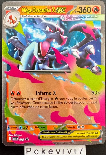 Carte pokemon mega dracaufeu - pokemon, x