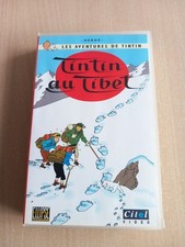 VHS Tintin Au Tibet. Cassette Vidéo 