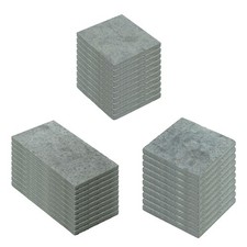 Lot de 10 briques de ciment pour maison miniature, plaque base découpable,