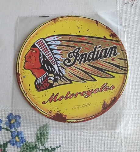 Indian motorcycle plaque - indian,