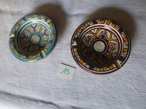 Lot ancien cendrier terre - 2,