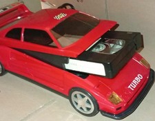 ancien Rembobineur de K7 cassette VHS vintage en forme de voiture