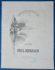 Paul henrion partition - henrion,