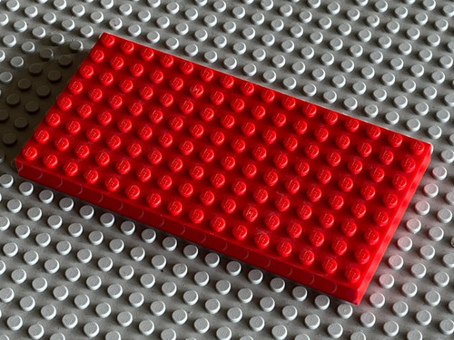 Plaque rouge lego red brick - rouge,