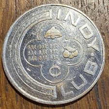 TOKEN JETON DE CASINO, MACHINE A SOUS , SLOT MACHINE, JACKPOT CINDY CLUB (1013)