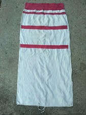 Ancienne  housse, taie de  traversin en tissu, French antique