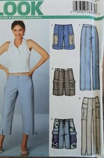 6251  PATRON SIMPLICITY NEW LOOK CREATIONS PANTALON PANTACOURT SHORT 34 AU 44