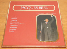 COFFRET 3 LP BOX jacques BREL versions originales POLYGRAM 819382-1