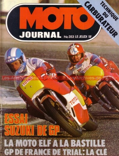 Moto journal 353 suzuki - ,
