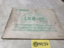 Yamaha BOP LBIIIM 1V4 1V5 1V6 1V7 supplément manuel revue technique atelier