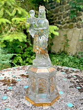 HAUTE-LOIRE:  Magnifique bouteille -  Prunelle du Velay - NOTRE-DAME de FRANCE.