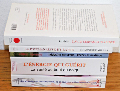 Lot livres santé guerir - lot,