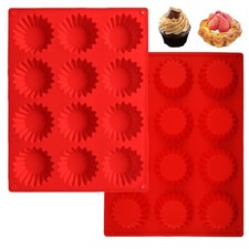 2 Piezas 12 en 1 Moule Muffins