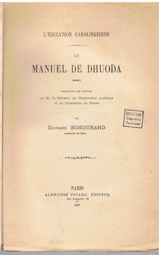 Bondurand manuel de - bondurand,