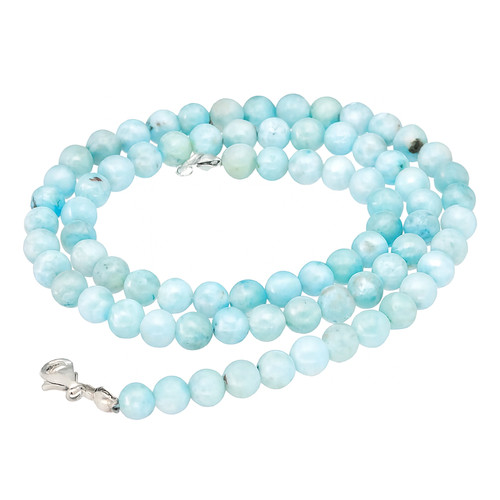 Collier larimar ø - en, mm