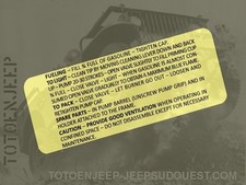 DECAL DECALCOMANIE  RECHAUD M1942 TYPE1 COLEMAN ALADDIN   . jeep willys us  ww2