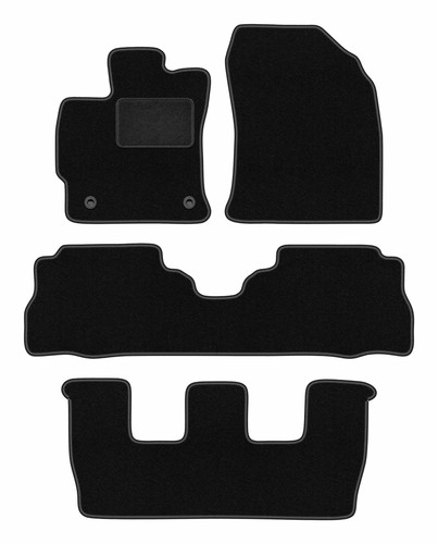 Tapis auto moquette - auto, noire