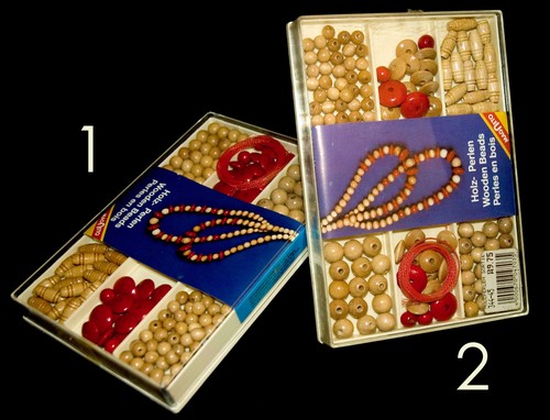 Magnéto perles bois - perles, en