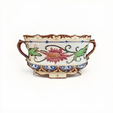 Ancienne Jardinière Barbotine