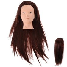 Tête de mannequin pour la pratique de la coiffure du maquillage, formation à