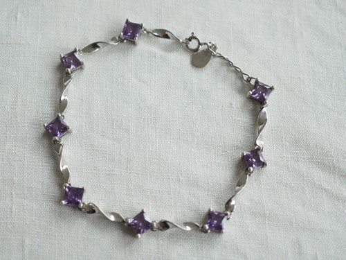 Bracelet vintage argent massif - argent,