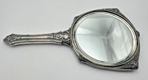 Miroir main argent - À, en