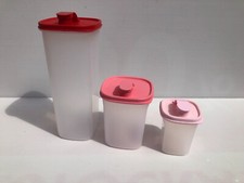 ❤️ TUPPERWARE 3  pichets frigo rafraichisseur boite hermétiques 350 ml / 1L /2L