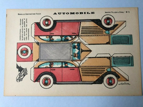 Imagerie epinal automobile - imagerie,